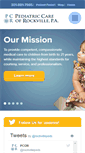 Mobile Screenshot of pediatriccareofrockville.com